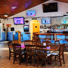 Solid Wood Schoolhouse Restaurant Chair in Walnut