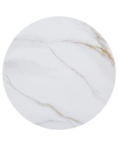 White and Gold Sintered Stone Commercial Table Top