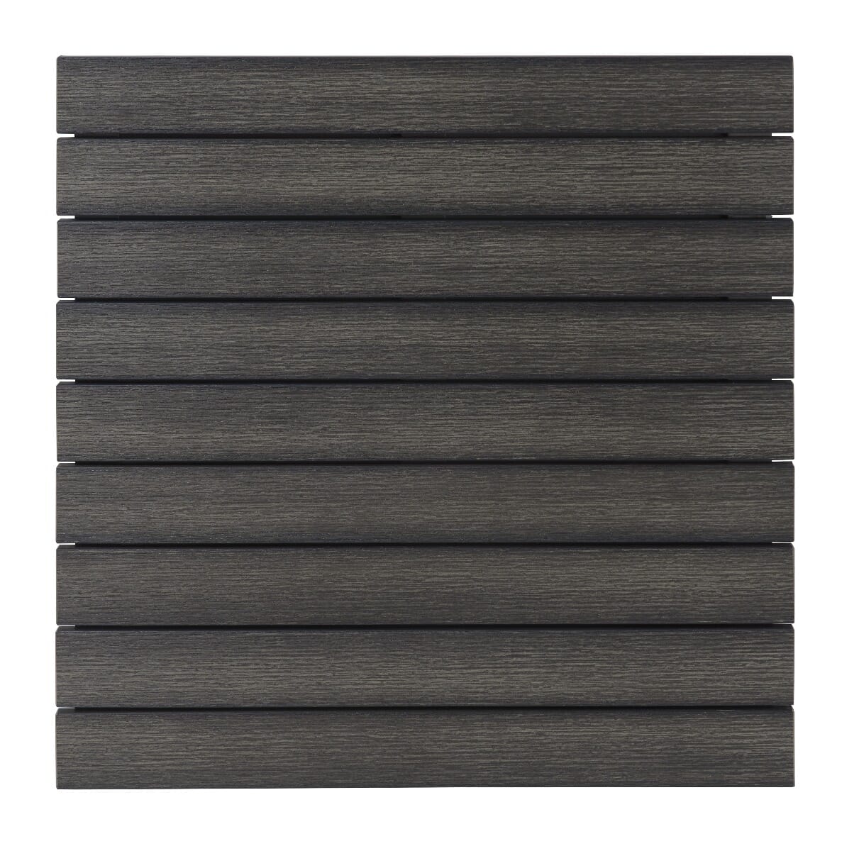 Pewter Synthetic Teak Wood Outdoor Restaurant Table Top Pewter Synthetic Teak Wood Outdoor Restaurant Table Top