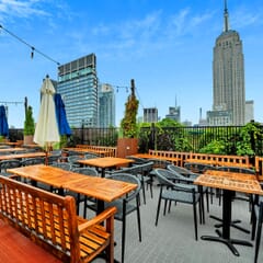 Sabbia Stackable Indoor/Outdoor Rope Restaurant Chair with Gray Seat and Back