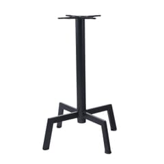 Black Powder-Coated Steel Commercial Table Base (22