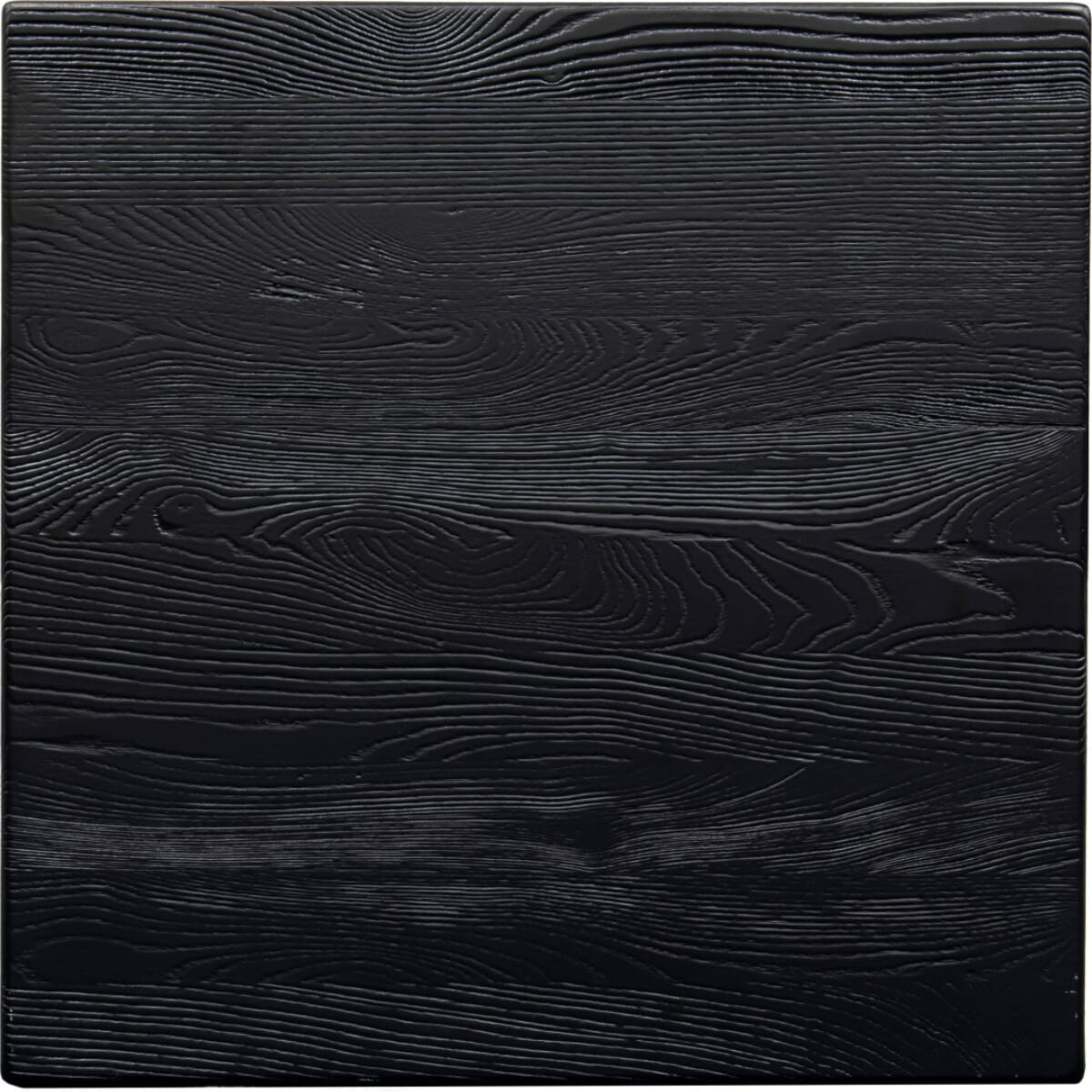 Reclaimed Ash Solid Wood Table Top in Antique Black