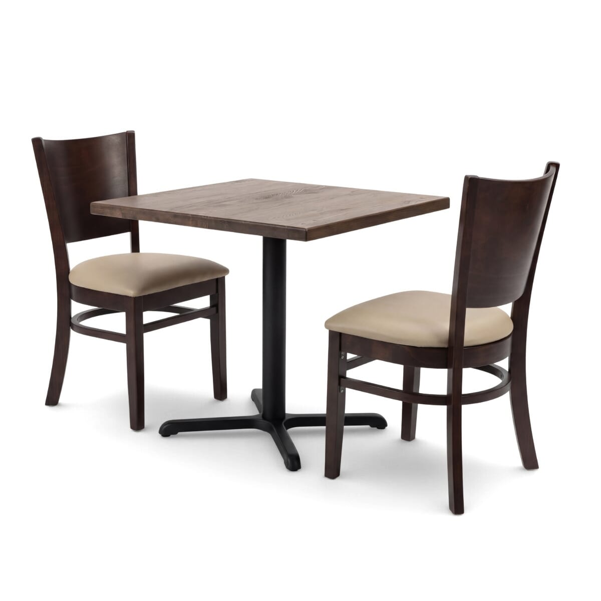 Indoor Small Reclaimed Wood Restaurant Table