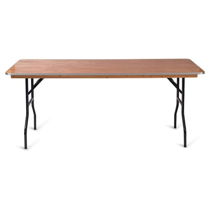 Premium Rectangular Folding Banquet Table (72” x 30”)