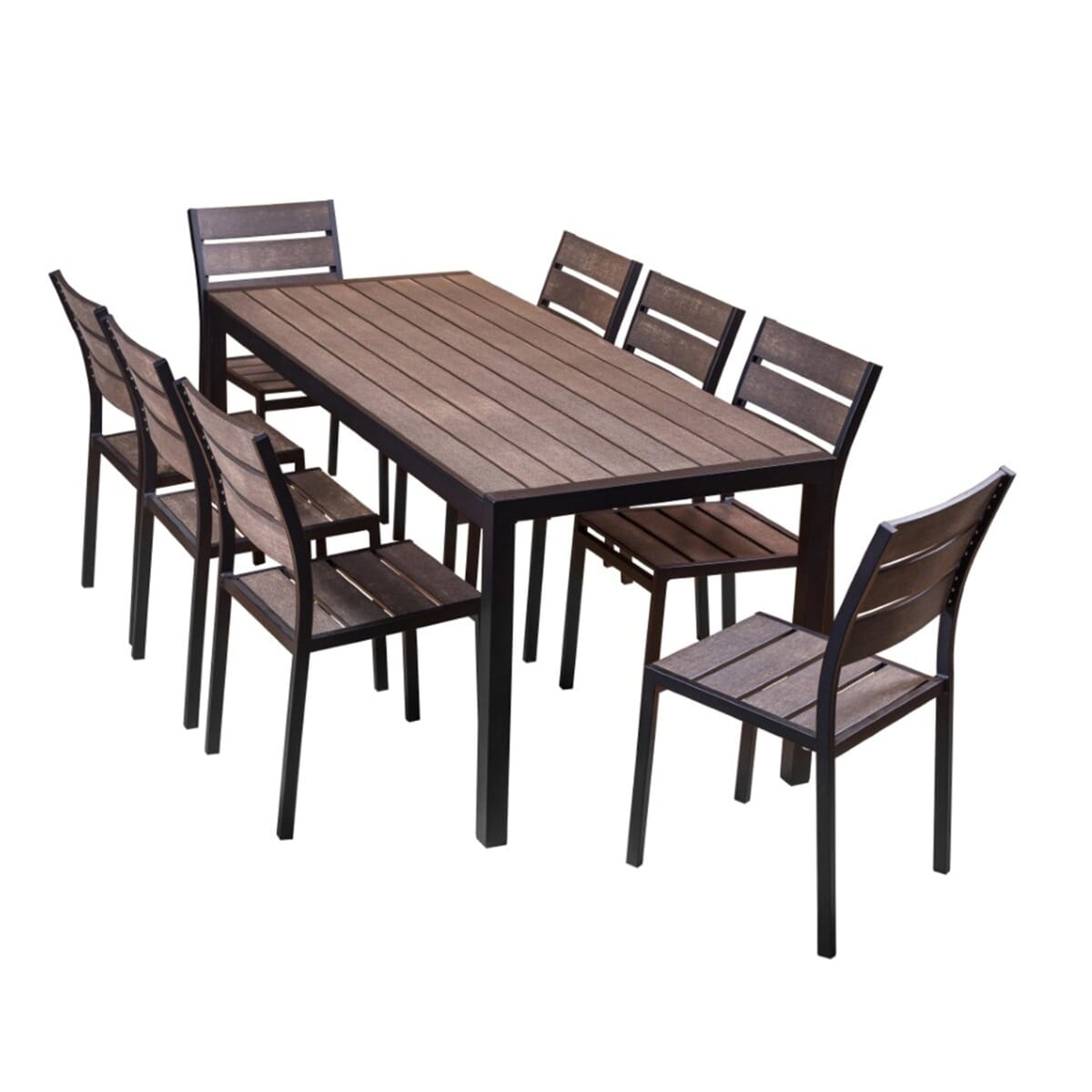 synthetic teak table