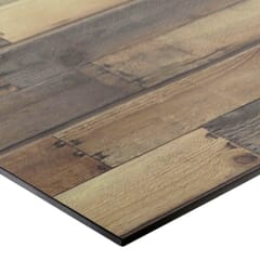 High-Pressure Laminate Restaurant Table Top in Barn Wood