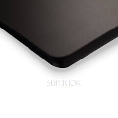 Square Laminate Commercial Drop Leaf Table Top in Black (36”x 36” to 51” Round)