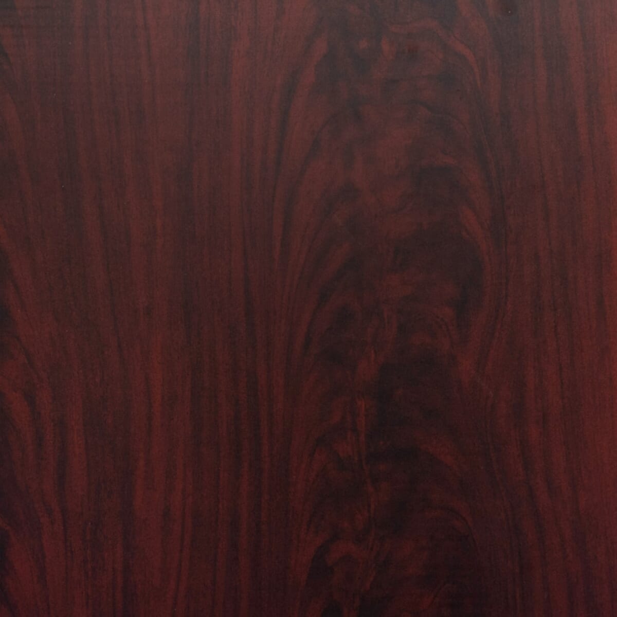 Reversible Laminate Commercial Table Top in Mahogany/Black with Black T-Mold