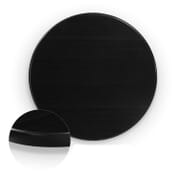 Round Black Resin Table Top - 1 lot of 10 Table Tops