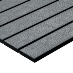 Black Synthetic Teak Wood Outdoor Restaurant Table Top