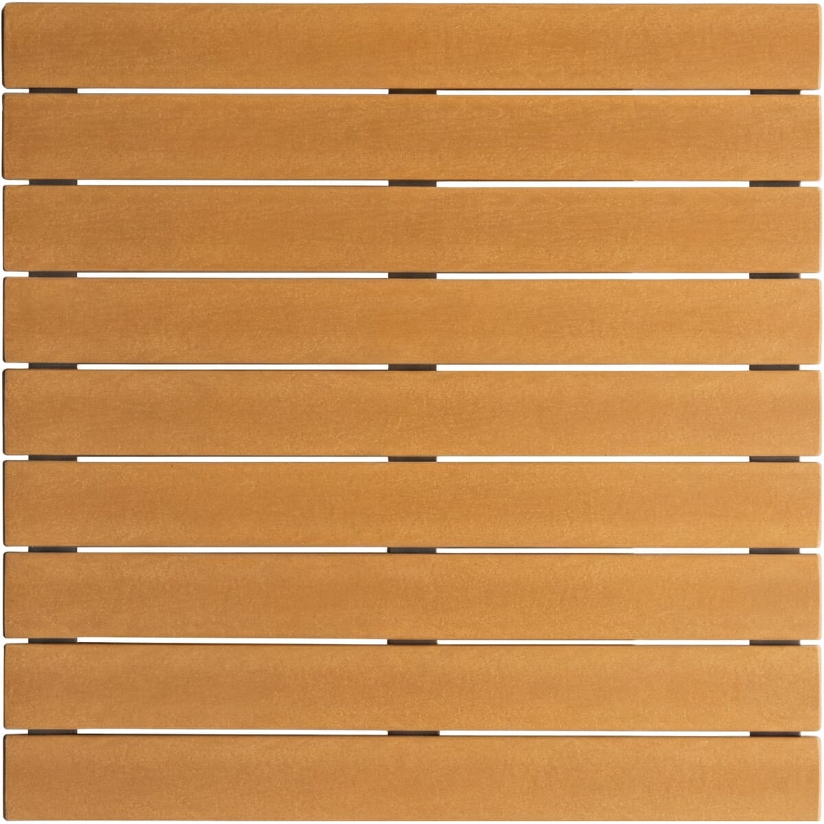 Tan Synthetic Teak Wood Outdoor Restaurant Table Top