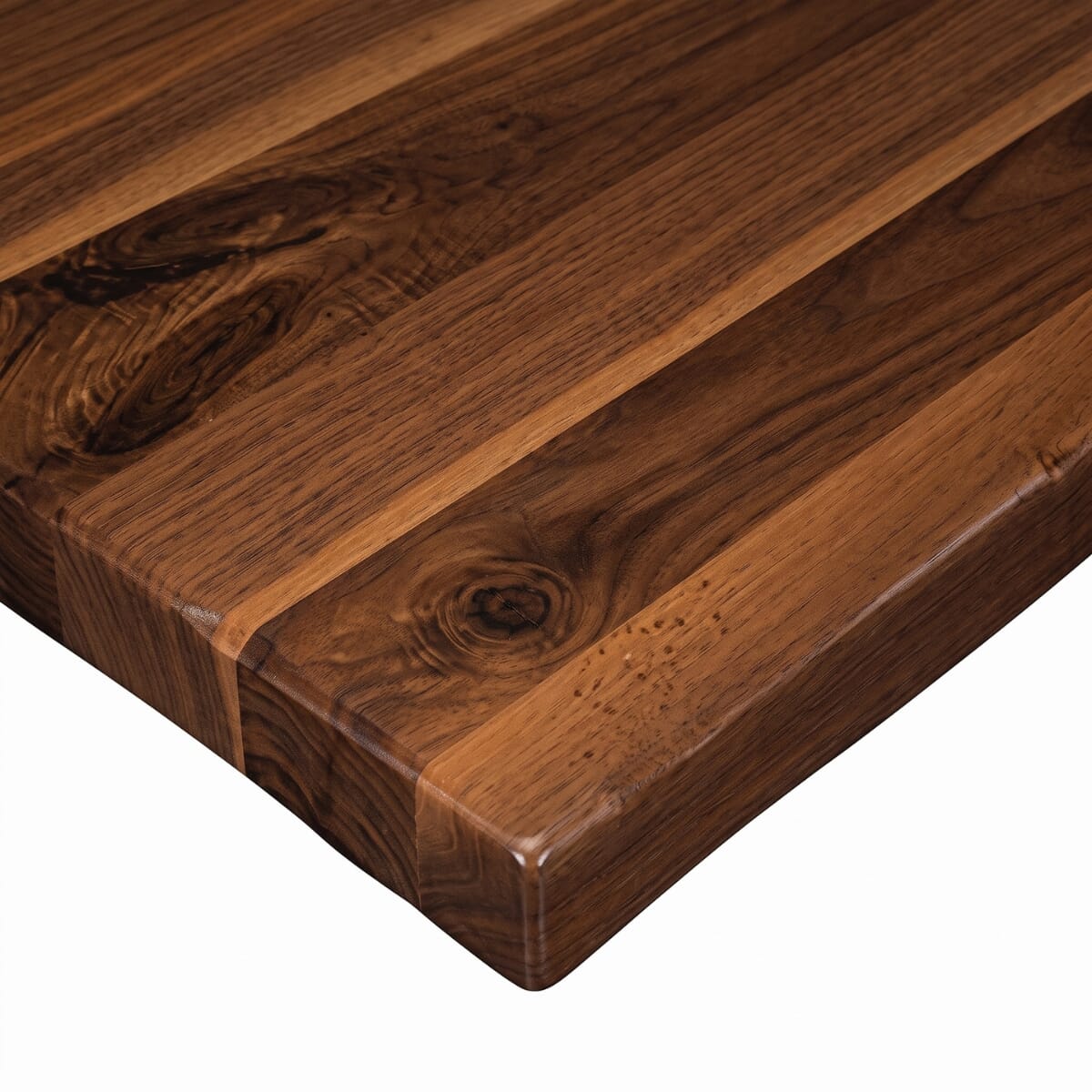 Solid Walnut Rustic Plank Table Top