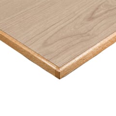 Custom Commercial Laminate Table Top with Wood Edge