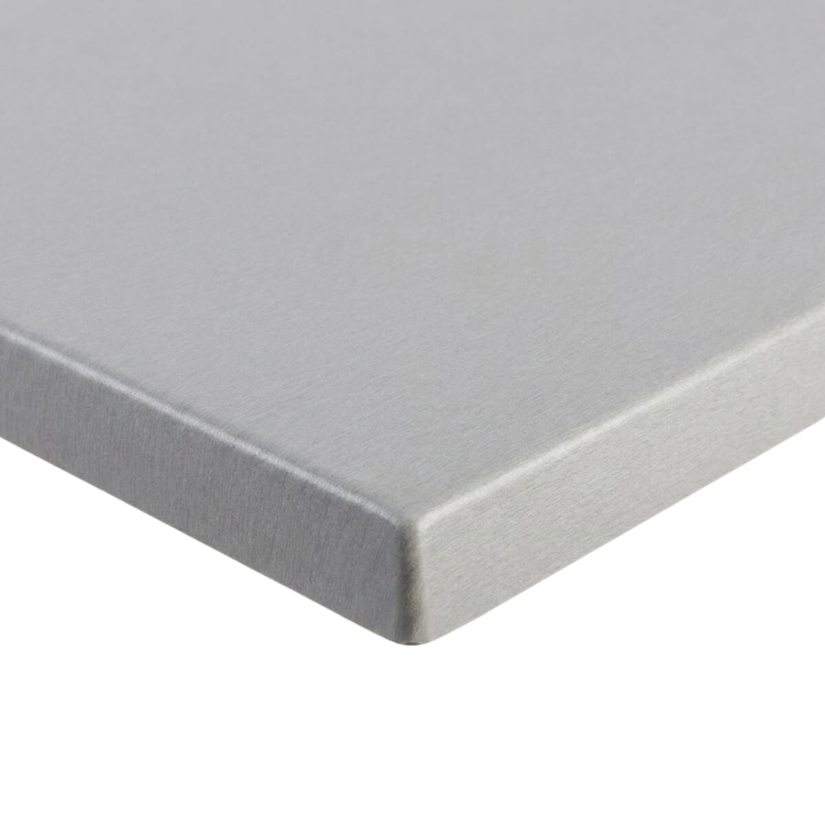 Werzalit Composite Outdoor Dining Table Top in Light Gray