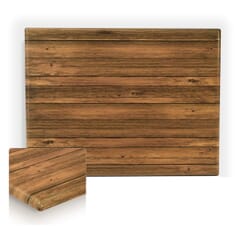 Werzalit Wood Composite Outdoor Dining Table Top in Distressed Walnut -1 Lot of 10 Table Tops