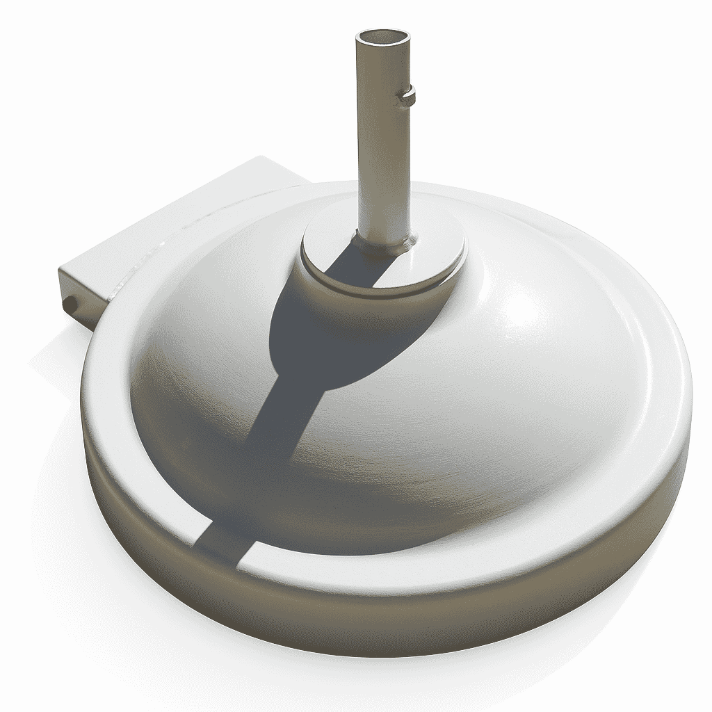 90lb Aluminum Powder Coated Commercial Umbrella Base