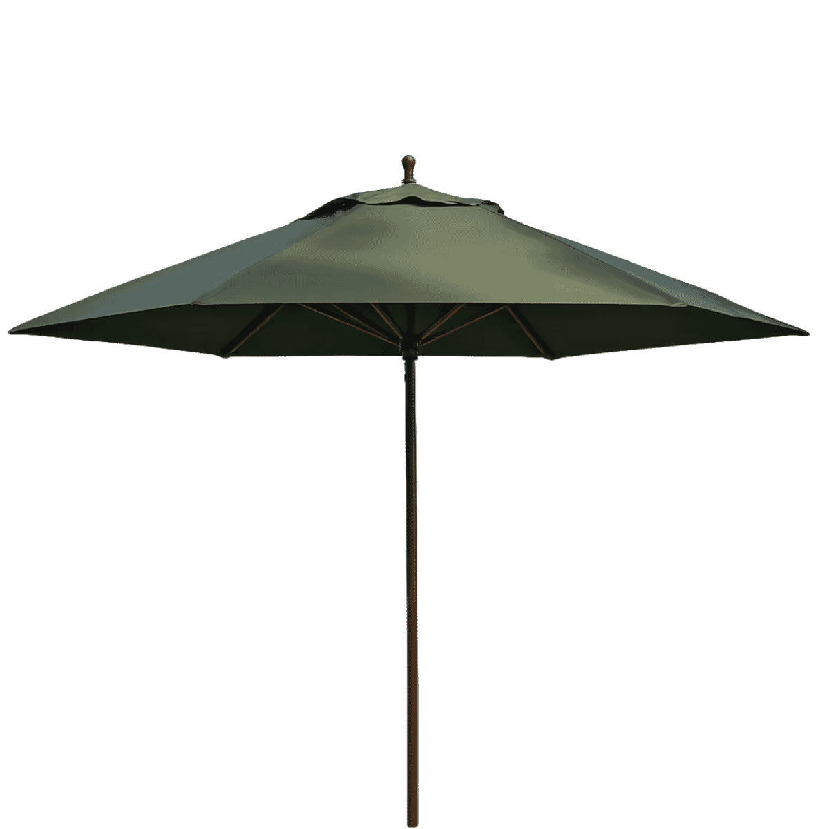 PatioPro Luxe 9ft Restaurant Market Umbrella with Ultra Strong Fiberglass Ribs