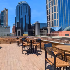 Isola Indoor/Outdoor Restaurant Barstool with Tan Rope Styled Seat