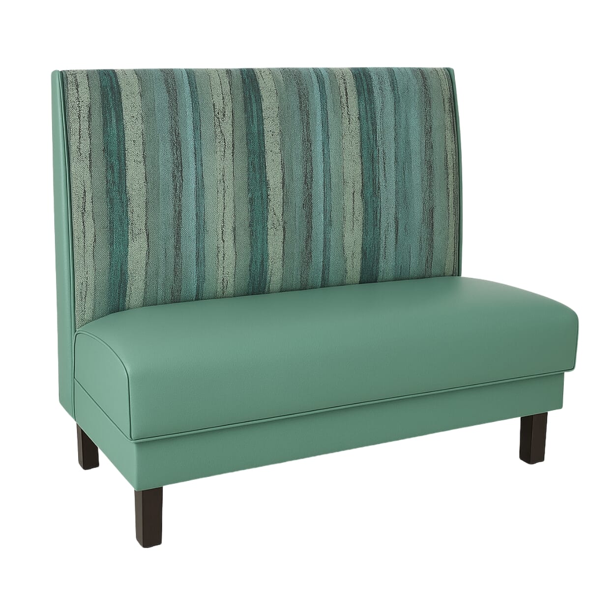 Standard Style Restaurant Booth with Wood Legs