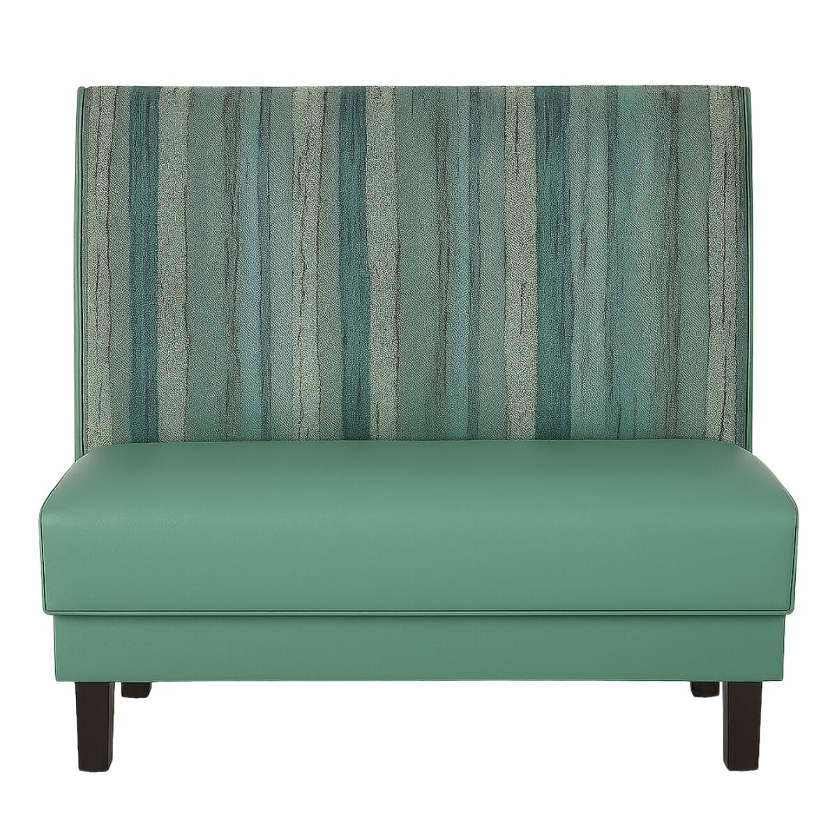 Standard Style Restaurant Booth with Wood Legs