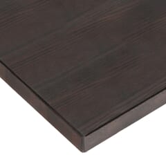 Solid Oak Wood Plank Dining Table Top in Walnut