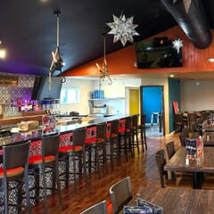 Walnut Wood Contempo Commercial Bar Stool