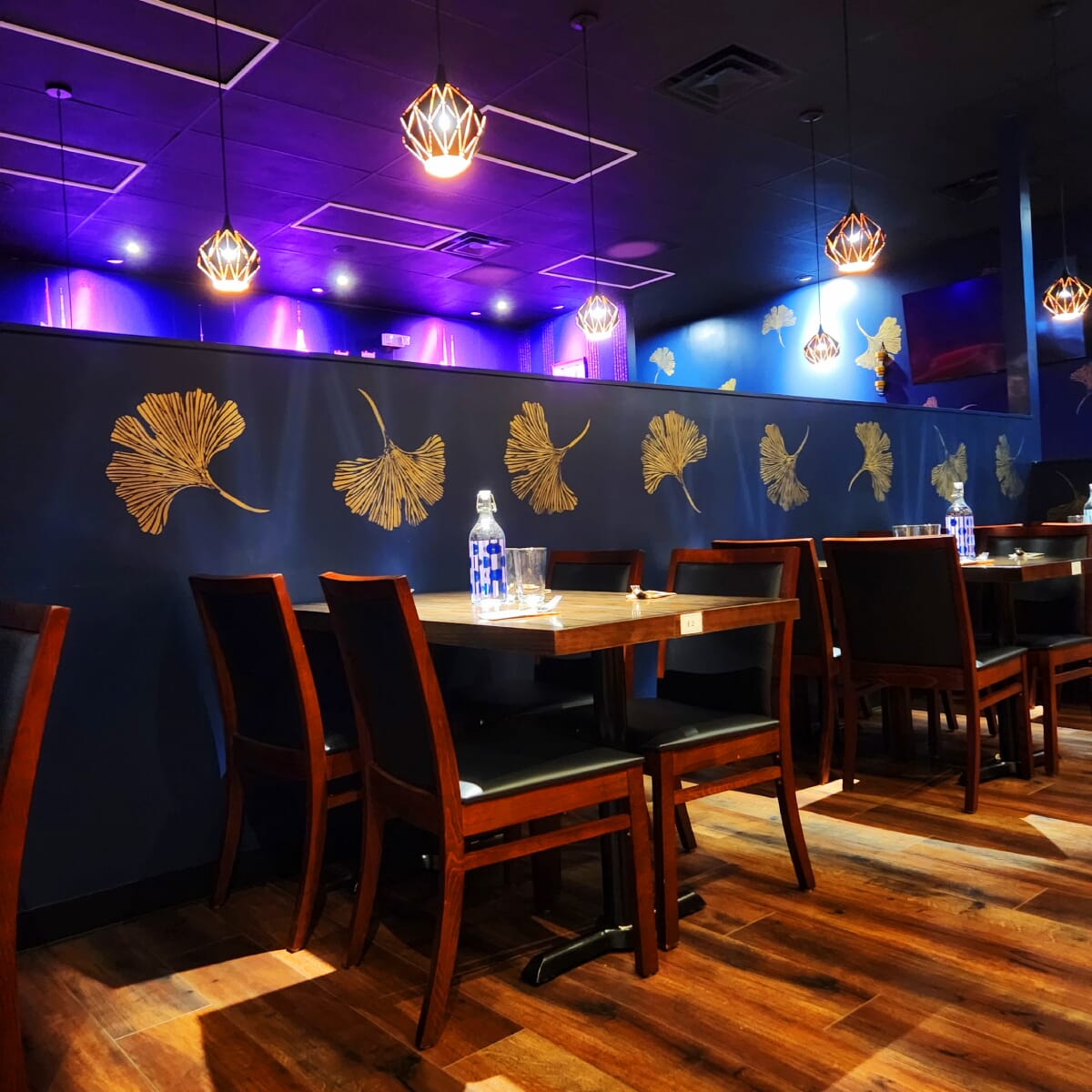 Fully Upholstered Quick Ship Walnut Wood Morgan Restaurant Chair With Black Vinyl