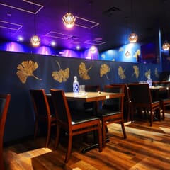 Fully Upholstered Quick Ship Walnut Wood Morgan Restaurant Chair With Black Vinyl