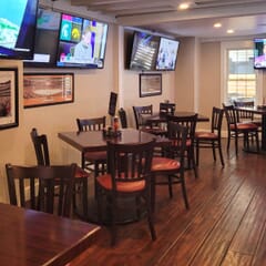 Walnut Wood Vertical-Back Commercial Chair