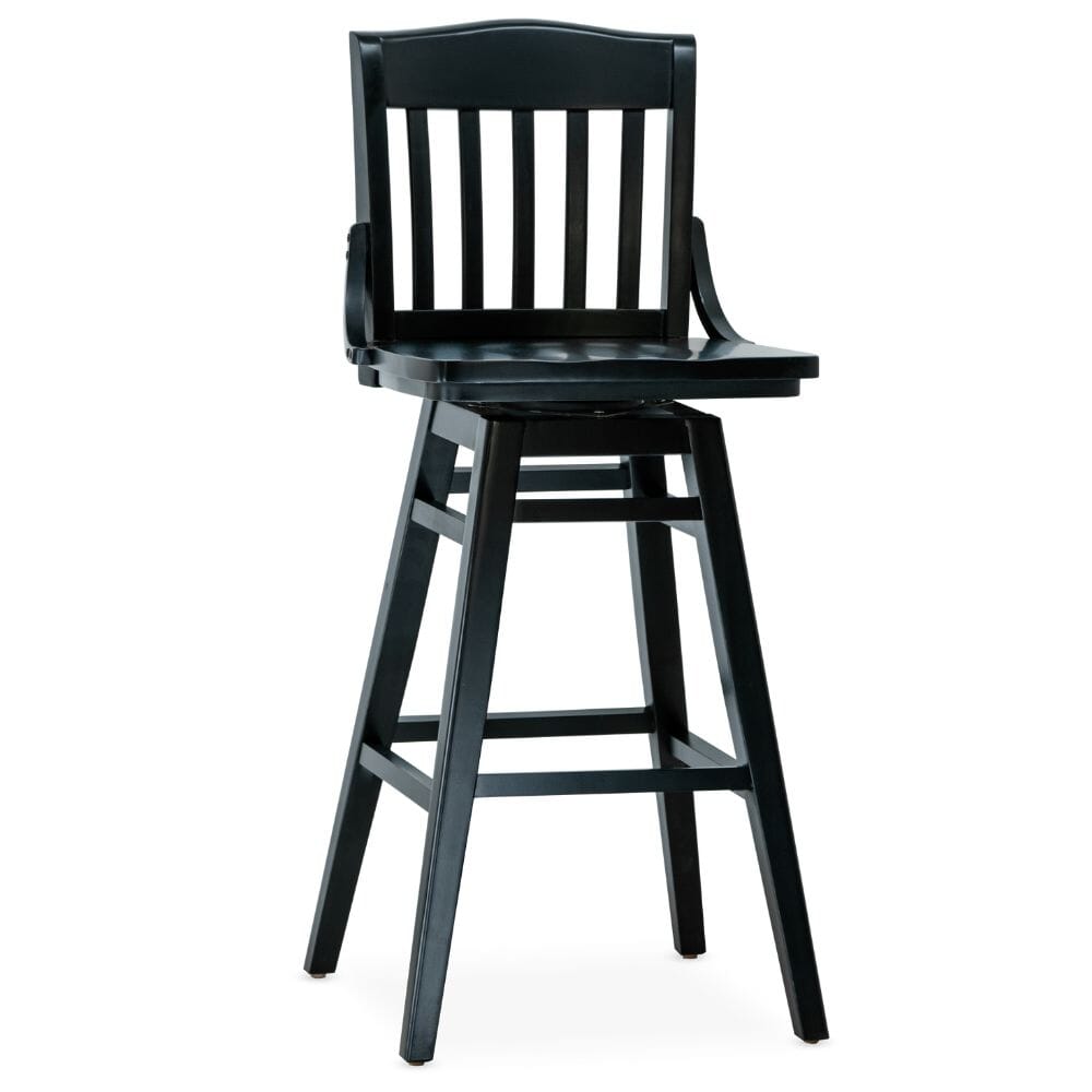 Black and discount wooden bar stools