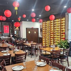 Solid Wood Ladder Back Commercial Dining Chair in Dark Mahogany