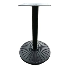 Indoor/Outdoor Round Black Cast Iron Table Base (23