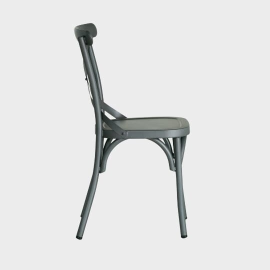 Durable Steel Frame of French bistro chair