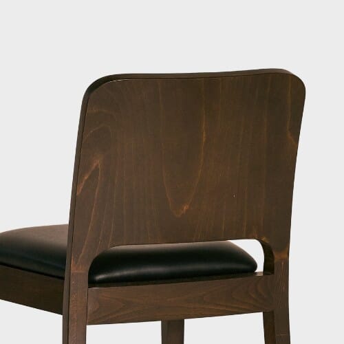 Rich Natural Walnut Finish of this chair