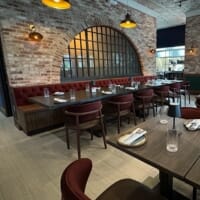 Elegant dining table setup at Mumbai Central Indian Fare