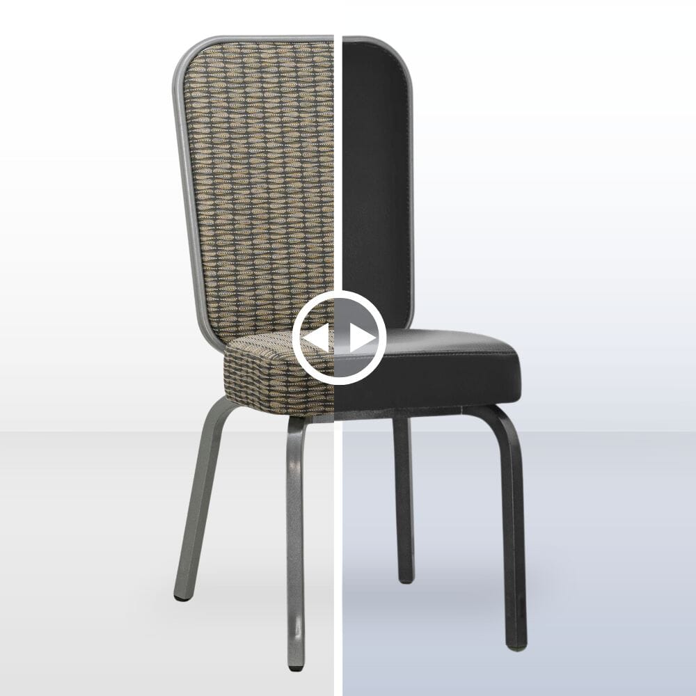 Customizable commercial-grade chairs for venue decor