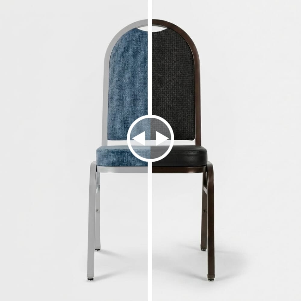 Customizable Thalia banquet chairs for venue decor