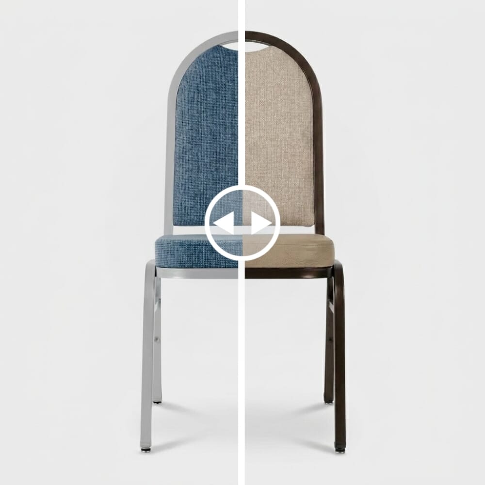 Customizable Thalia banquet chairs for venue decor