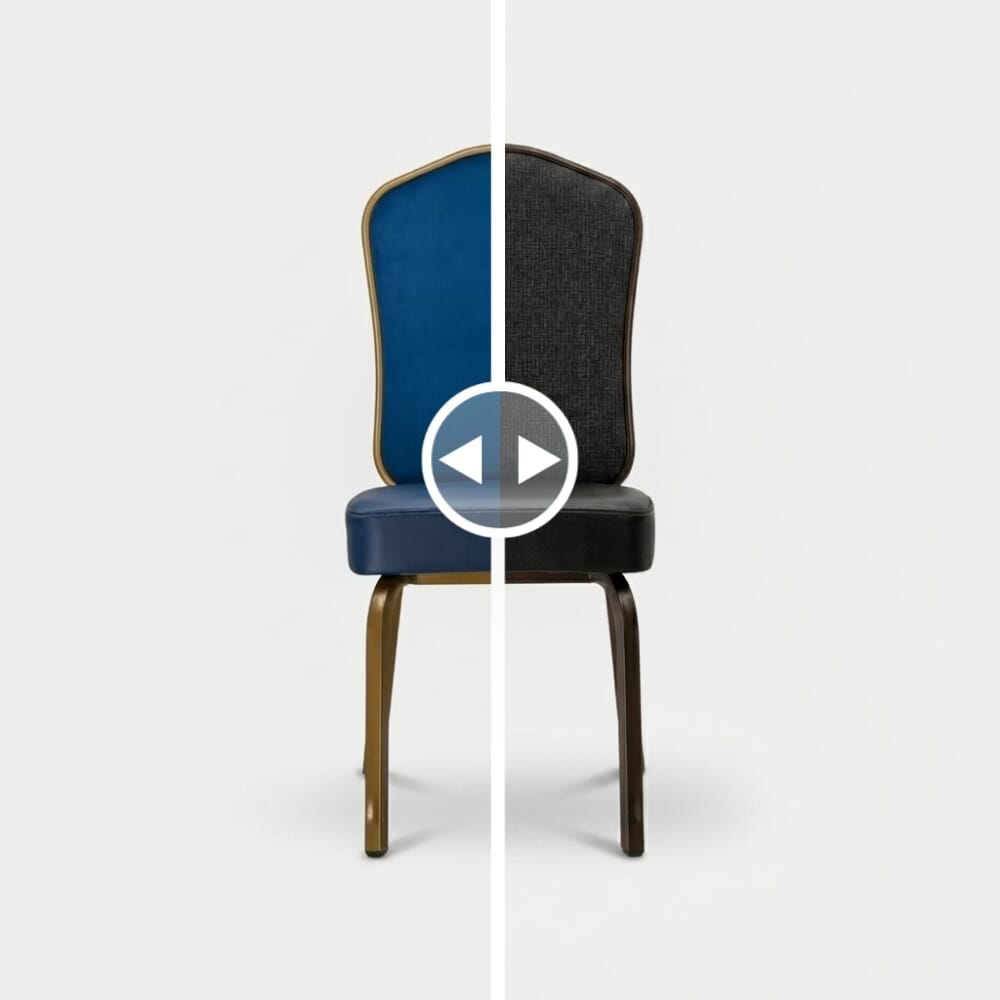 Customizable Thalia banquet chairs for venue decor