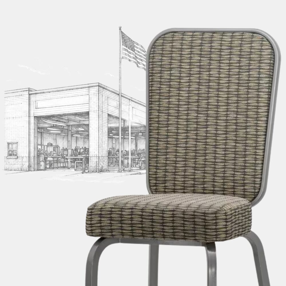 American-made banquet chairs from North Carolina for commercial venues