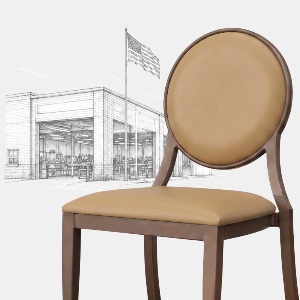 American-Made Elio Banquet Chairs Crafted in North Carolina