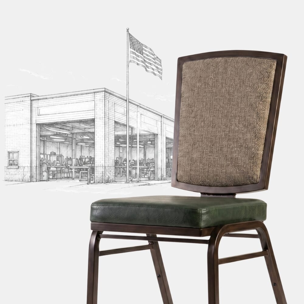American-Made Voss Banquet Chairs Crafted in North Carolina