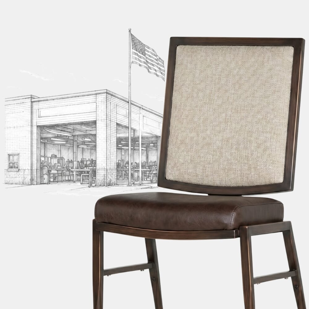 American-Made Alaric Banquet Chairs from North Carolina Experts