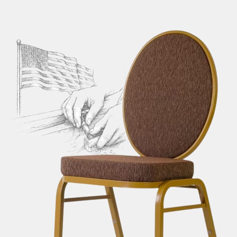 American-Made Voss Banquet Chairs Crafted in North Carolina