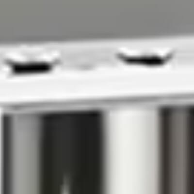 Brushed stainless steel restaurant table base finish swatch