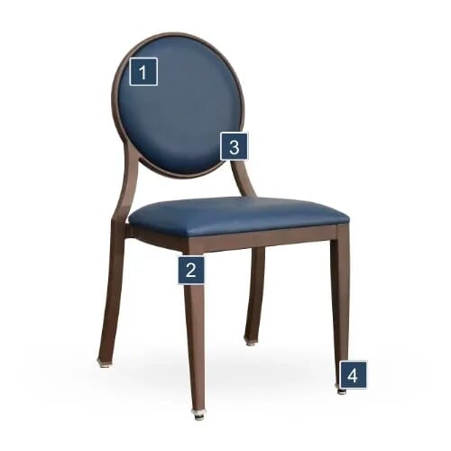 Elio Banquet Chair Features