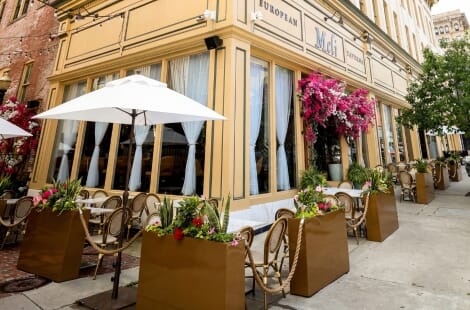 Outdoor Restaurant Patio Furniture Case Study: Meli European Taverna