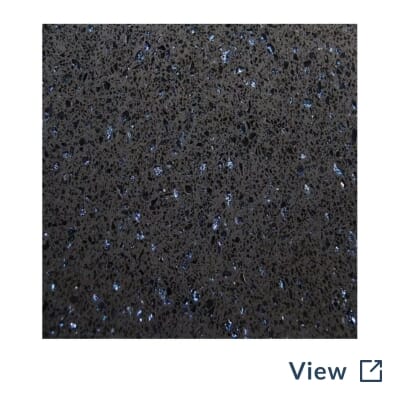 Blue Galaxy quartz commercial restaurant table top used at Taste of India Destin.