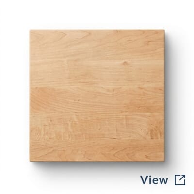 Solid Maple Wood Plank Restaurant Table Top with eased edge and custom stain.