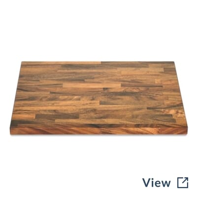 South American Walnut Solid Wood Restaurant Table Top.
